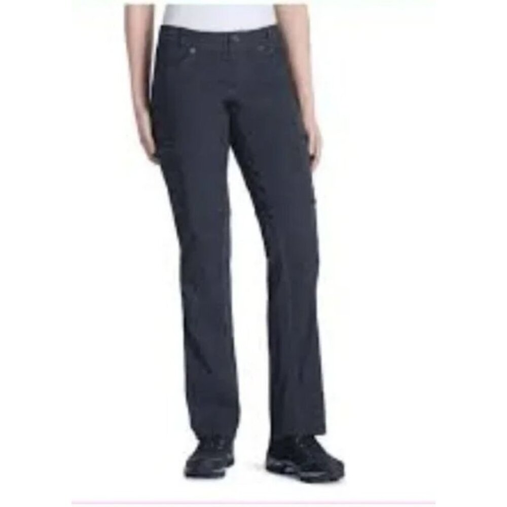 NWT Kuhl Kliffside Air Cargo Pants Women's 10 Black Cargo Vented Nylon MSRP$89 - Picture 4 of 14